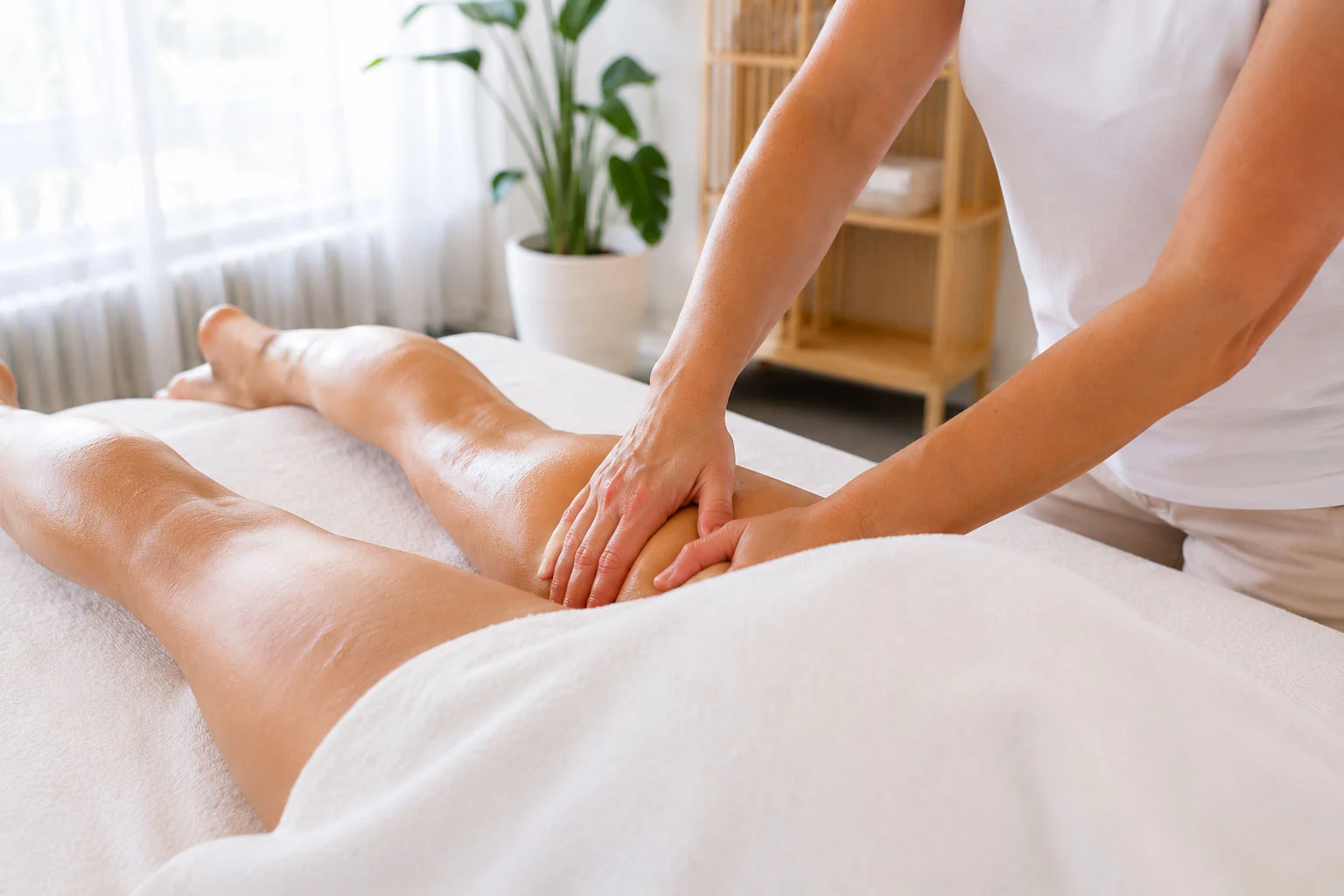 Manuelle Lymphdrainage in der Massagepraxis fuer Oberkirch